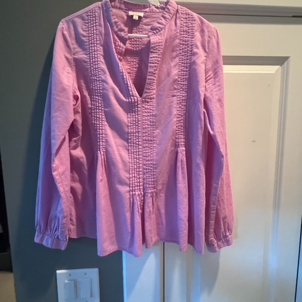 Talbots Pink Blouse Size S